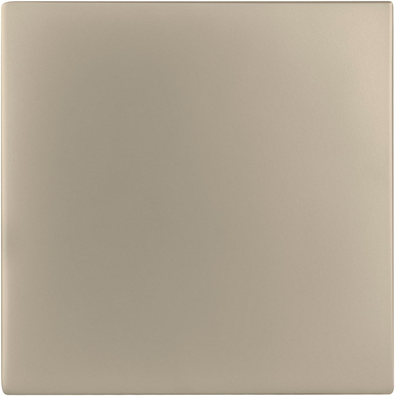 CRL Satin Nickel Square Style Hole-in-Glass Fixed Panel U-Clamp
