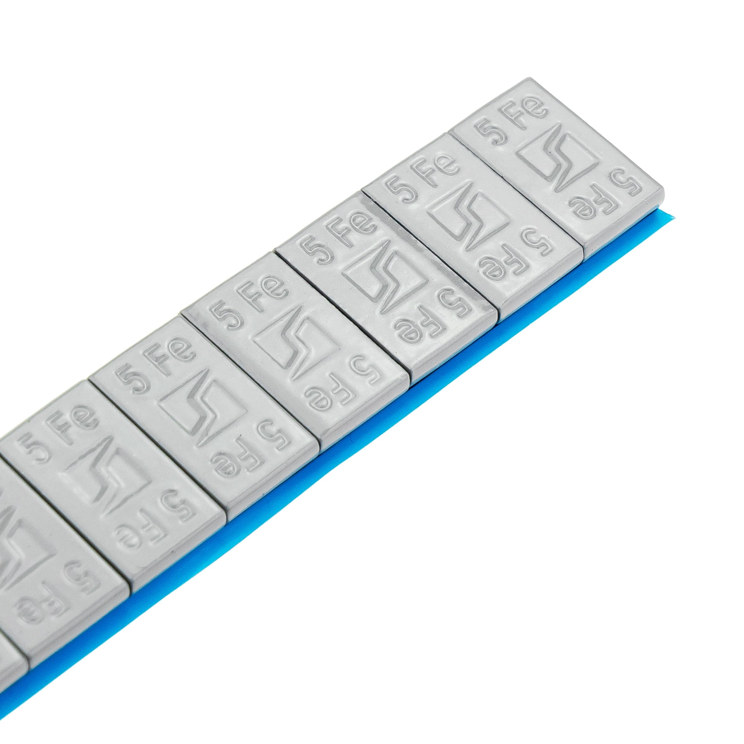 24 kg de peso adhesivo para llantas de aluminio, 60 g (12 x 5 g revestimiento de plástico), 400 unidades