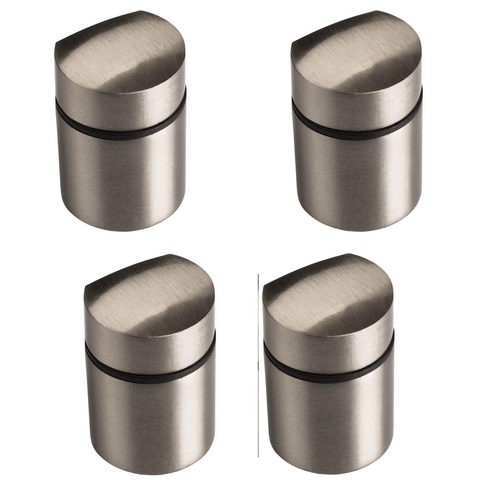 SO-TECH® Bodenträger SHELFI Edelstahloptik (4 Stück)