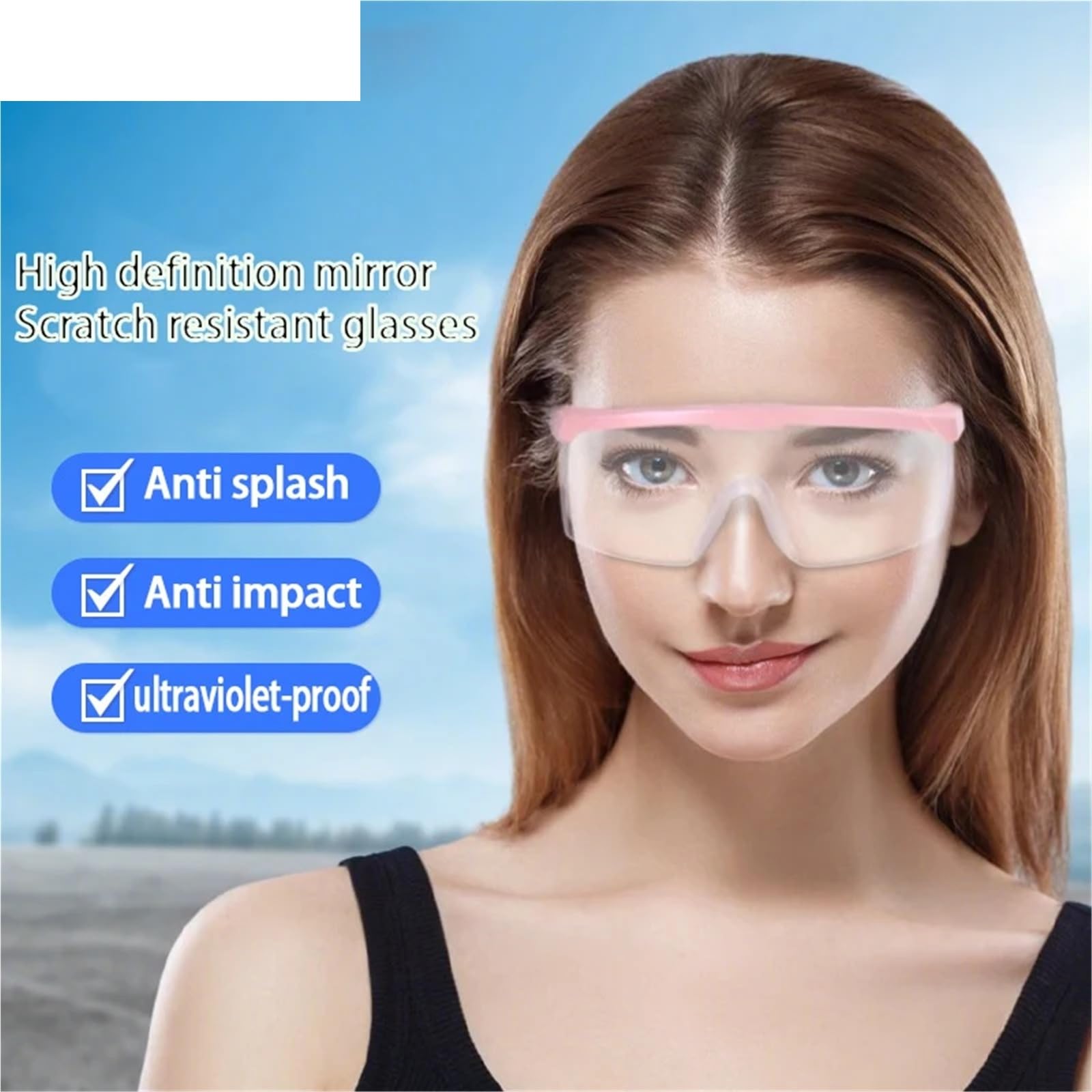 Gafas Proteccion Trabajo 1/12 gafas de seguridad ajustables a prueba de salpicaduras y polvo, a prueba