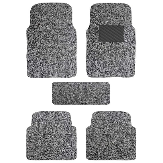 AUTORETAIL Standard 18mm PVC Car Grass Foot Mats Compatible with Maruti