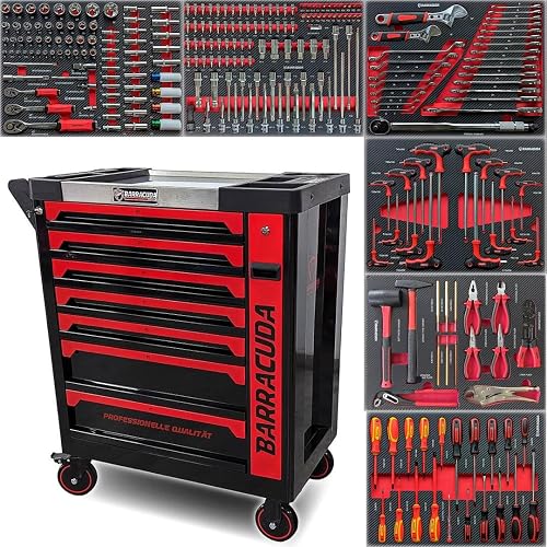 SAM Outillage Servante d'atelier 6 tiroirs garnie