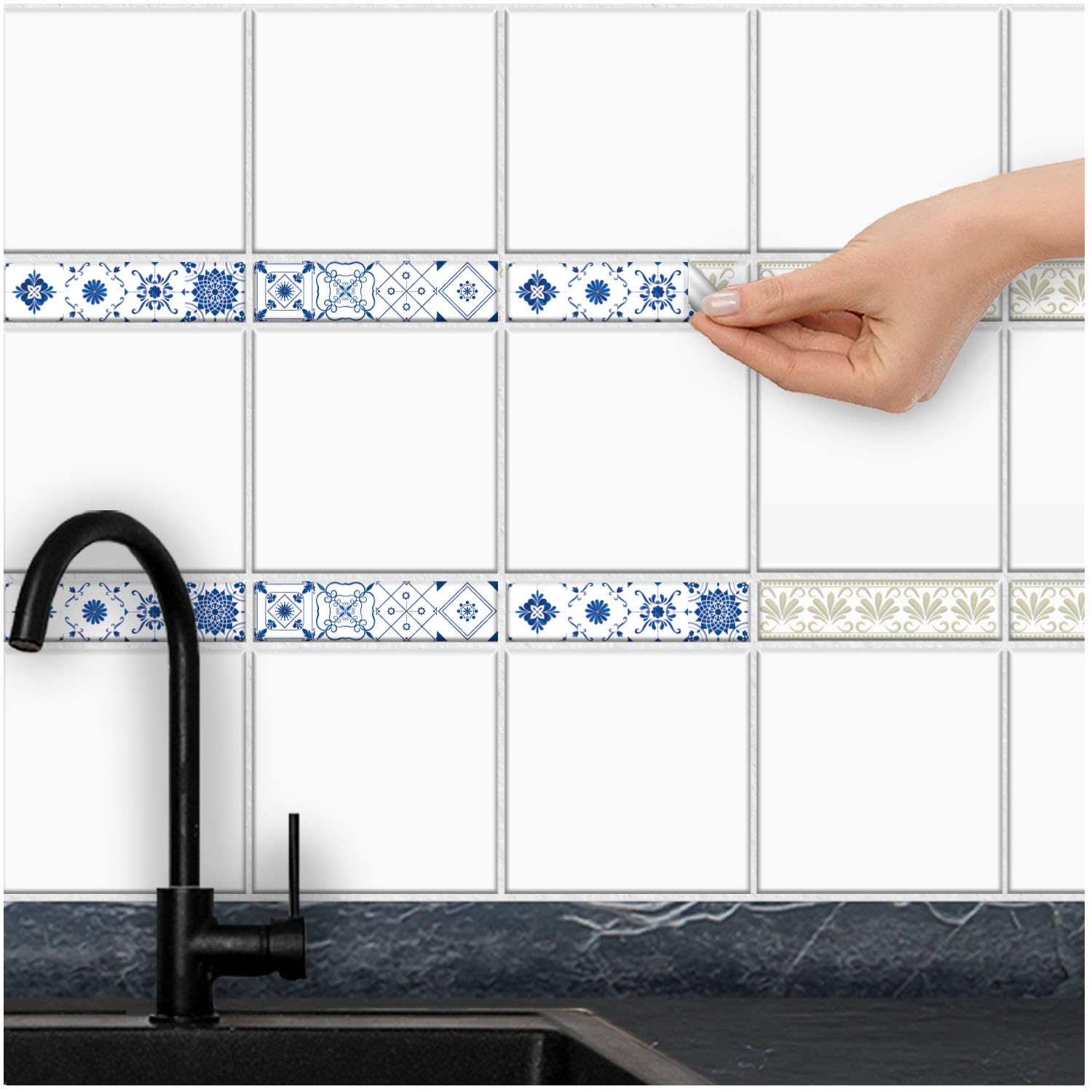 Autocollant Pour Carrelage De Salle De Bain, Cuisine, Salle