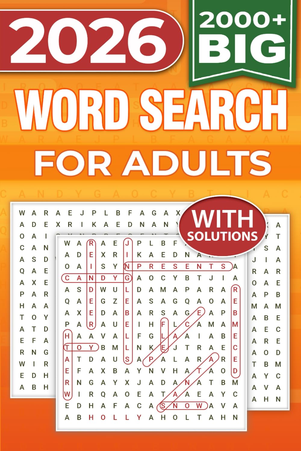 Word Search for Adults: 2000+ Relaxing Word Find Challenges to Boost Memory for Seniors & Teens