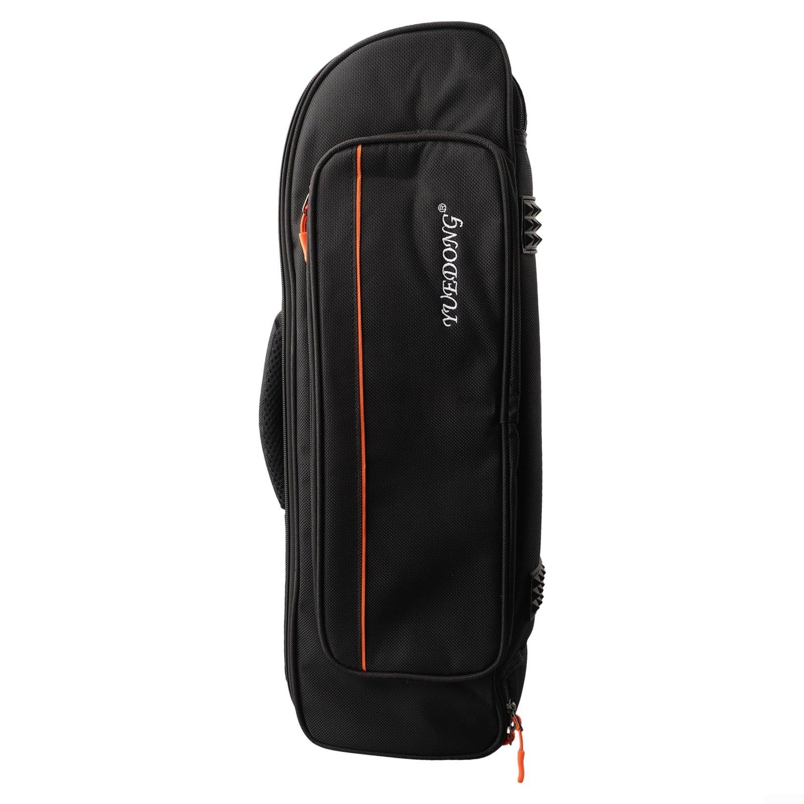 Zaino portatile per tromba con grande tasca, custodia impermeabile in tessuto Oxford per strumenti in ottone - nero