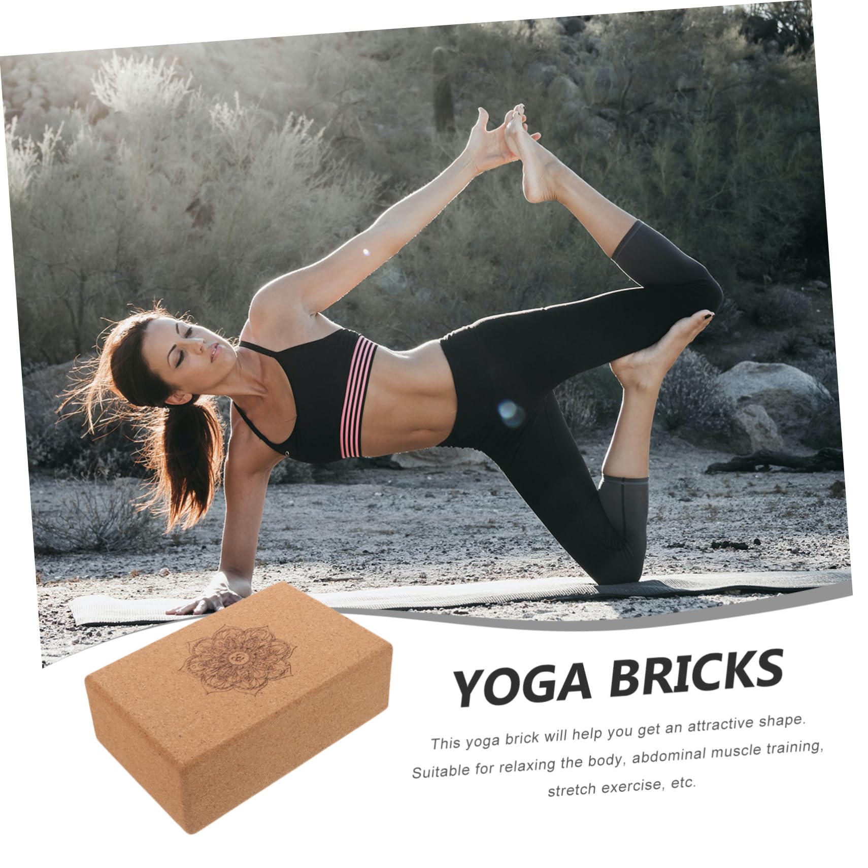 Blocco Yoga ad Alta Densità in Sughero, Brick Triangolare