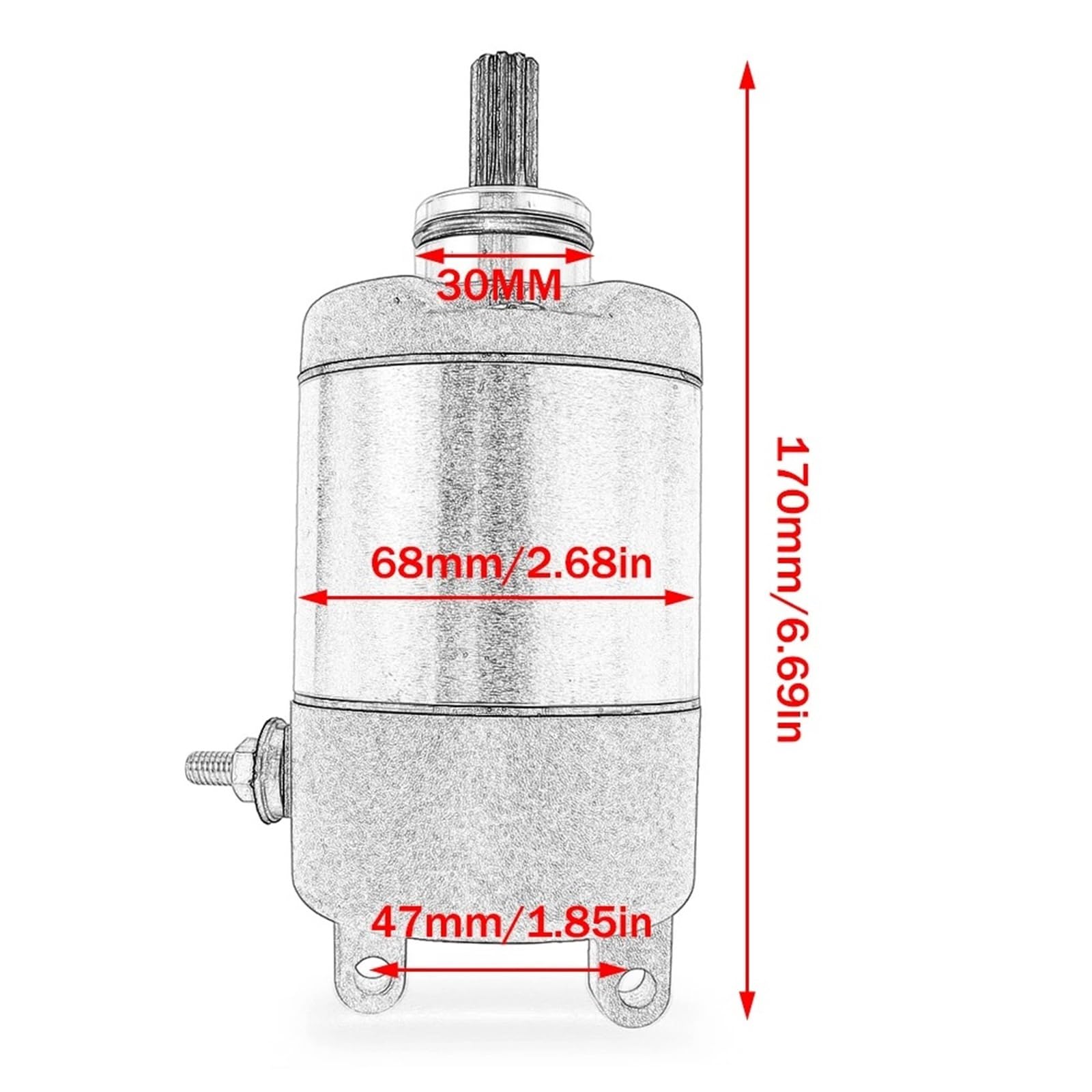 Motorino avviamento Per CBX250 XR250 2001-2008 AX-1 NX250 1988-1993 31200-KW3-018 31200-KBR-008 Motorino Di Avviamento