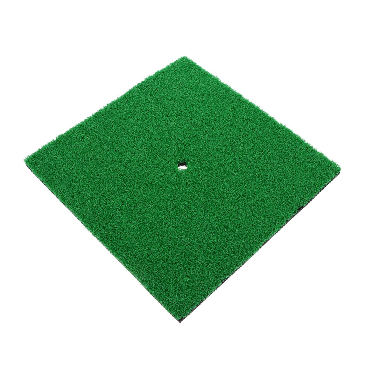 HONMEET Golf Hitting Practice Mat Grass Training Pad for Use for Beginners Pros Dark Green Simulation Grass for Enhanced Swing Practice