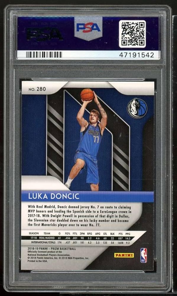 Amazon.com: 2018 Panini Prizm - Luka Doncic - Dallas Mavericks
