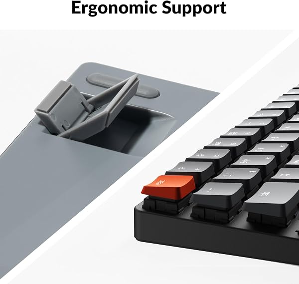 Keychron K3 Version 2, 84 Keys Ultra-Slim Wireless/Wired Mechanical Keyboard with White LED Backlit, Low-Profile Gateron Mechanical Blue Switch Compatible with Mac Windows - 5