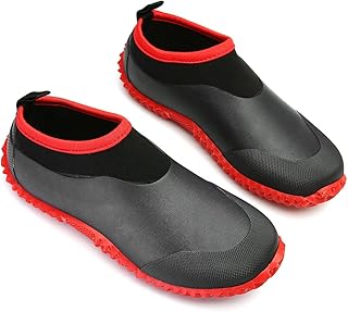 mens red water shoes