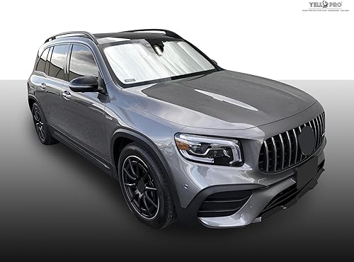 Miniatura 4 de YelloPro - Parasol reflectante para parabrisas delantero de ajuste personalizado para Mercedes-Benz Clase GLB 2020 2021 2022 2023 2024 2025 SUV