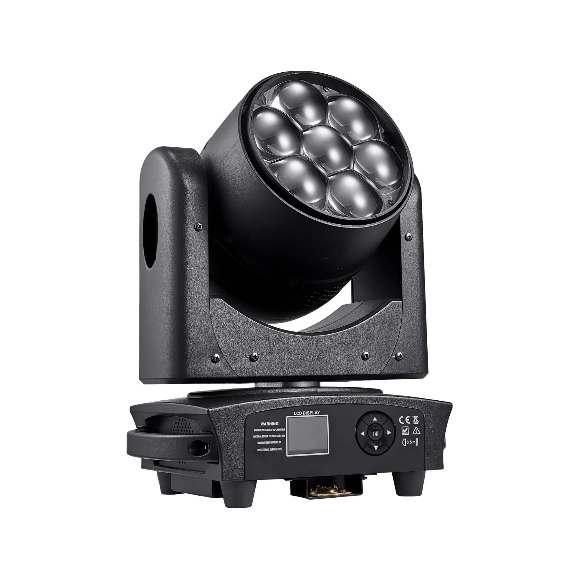 7x40w Ruchoma Głowica Światła, Zoom Wash Pixel LED Control RGBW 4 W 1 Obrotowy Obiektyw Oświetlenie Sceniczne DJ Disco Club Oświetlenie na imprezy