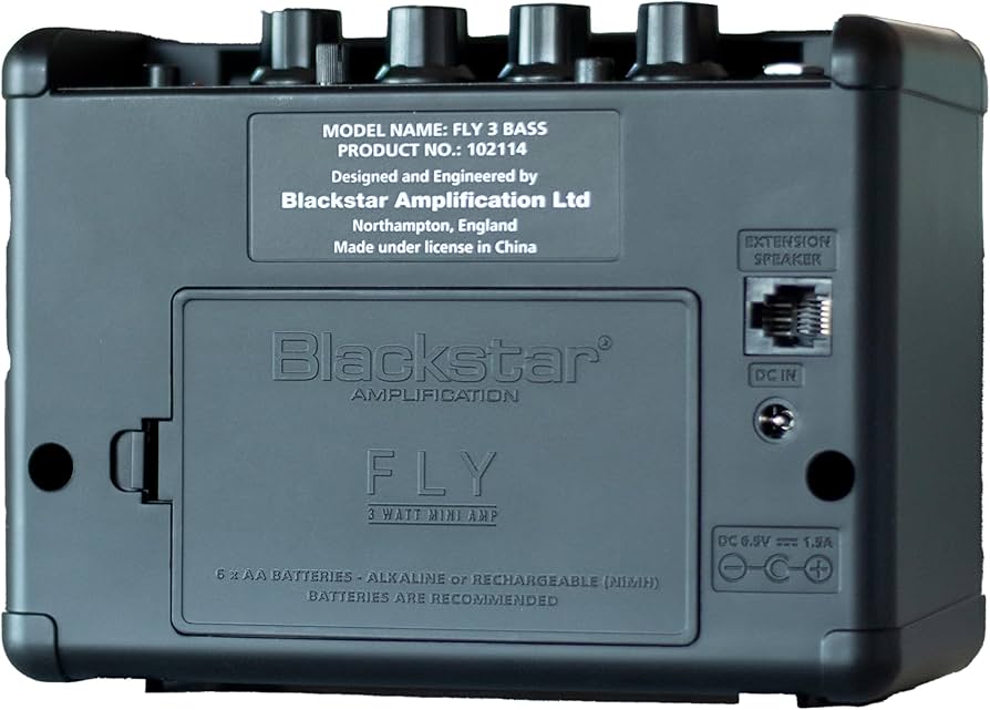 Amazon.com: Blackstar Spector FLY3 Bass Mini Amp for Spector