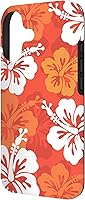 Vista 2 de Carcasa para iPhone 17 con diseño de flores hawaianas tropicales de hibisco naranja Y2K