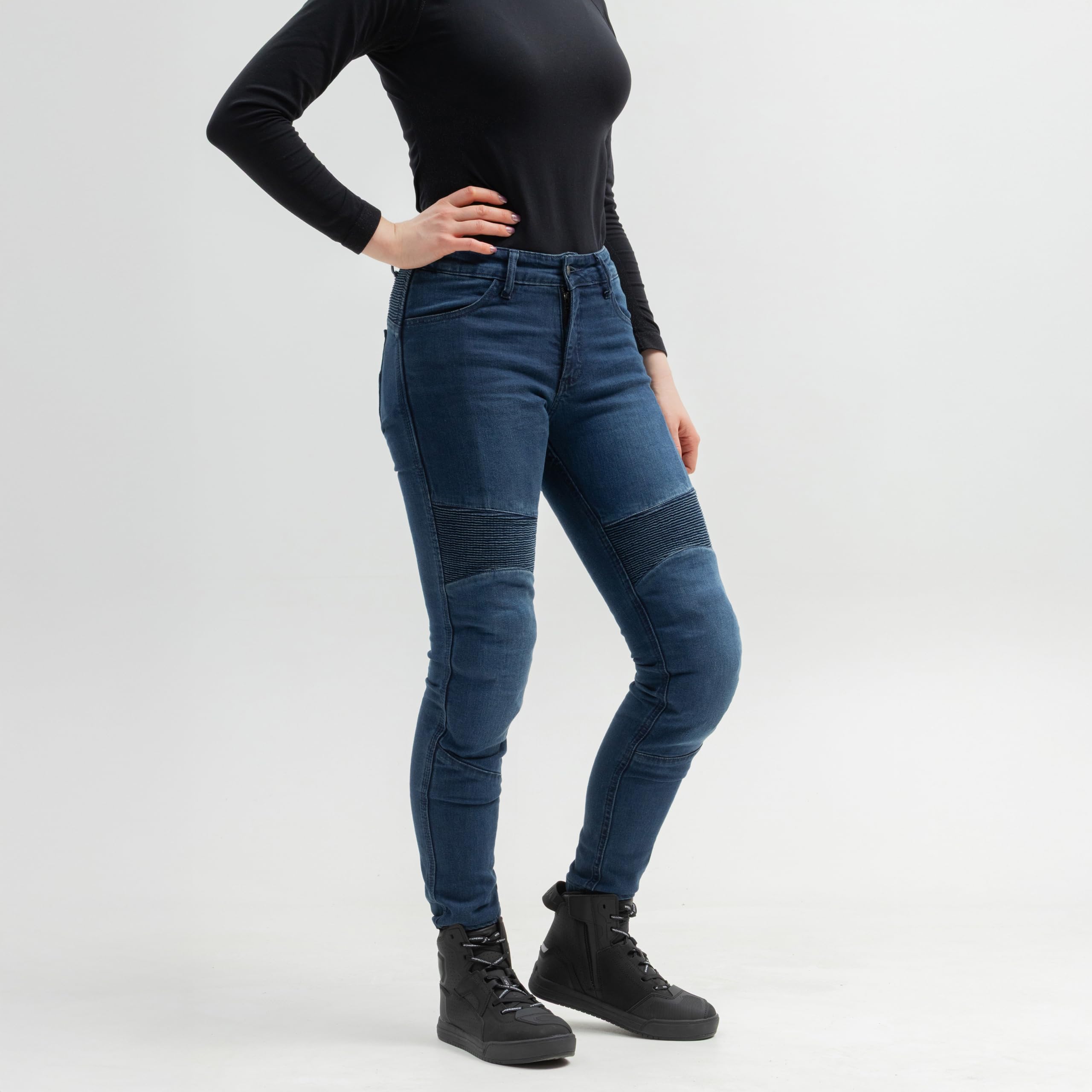 BROGER Aura Jean de Moto Pantalon de Moto Femme