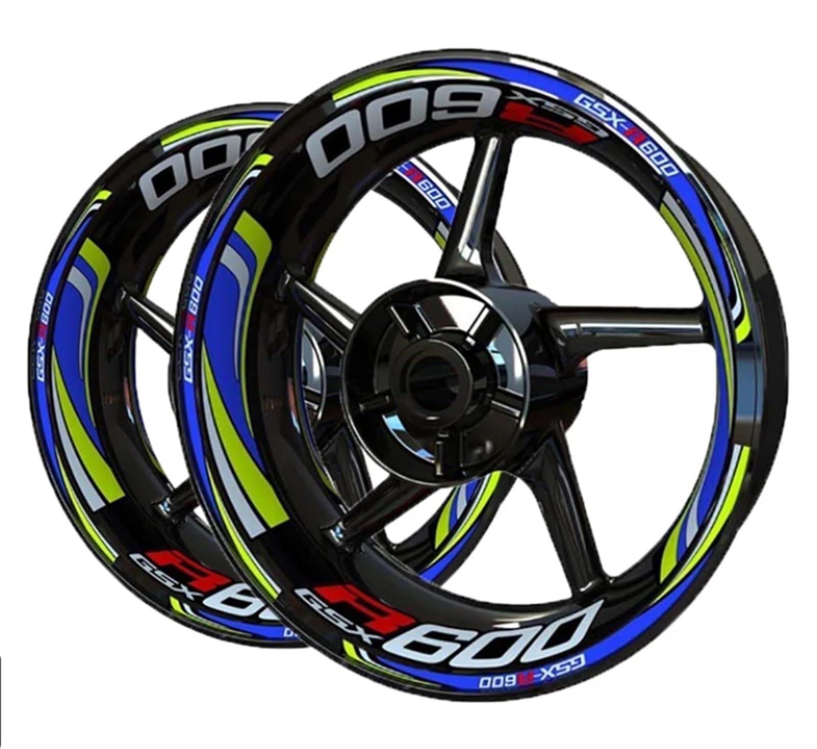 Motorcycle Wheel Stickers for Suzuki GSXR600 GSXR 600 Wheel Rim Sticker
