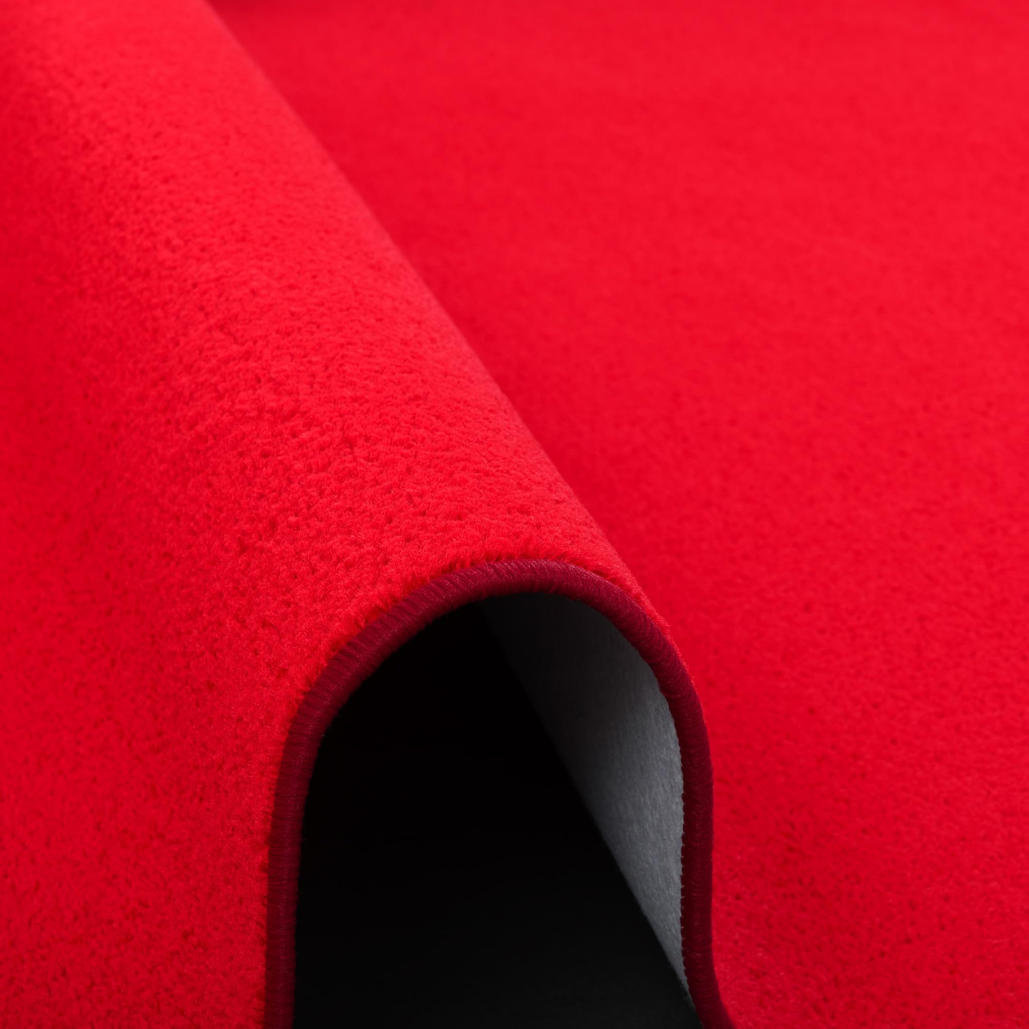 Snapstyle Joy - Tappeto Trend Velours - Rosso Vivo - Rotondo - 4 Dimensioni