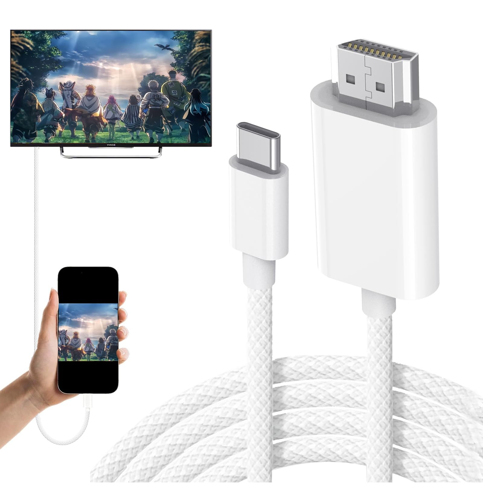 Amazon.co.jp: beefeed Type-C to HDMI 変換ケーブル 【4K対応・高速