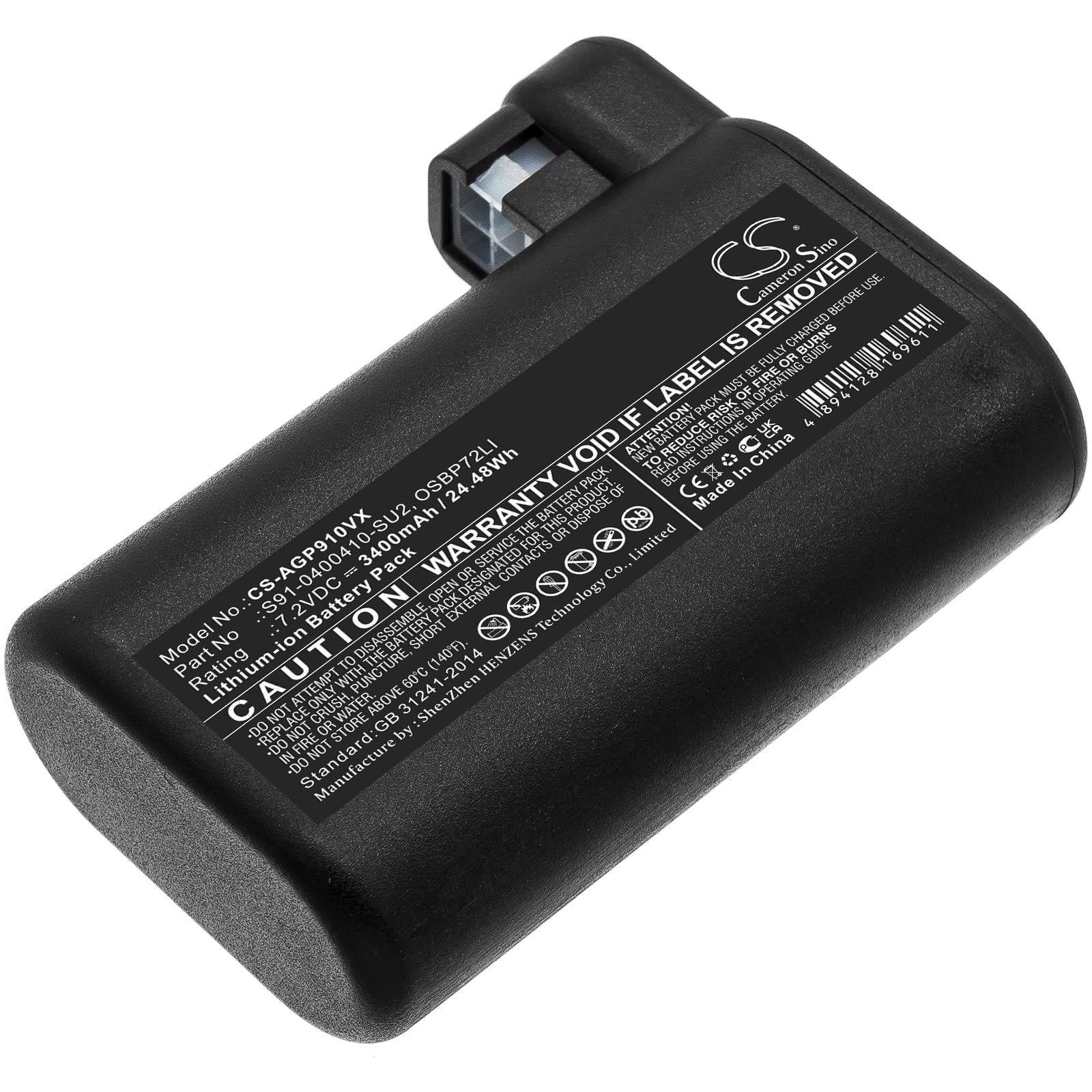 2 Batterie Vhbw Compatibili Con Robot AEG RX9 – 3400mAh, 7,2V, Li-Ion, Sostituisce OSBP72LI
