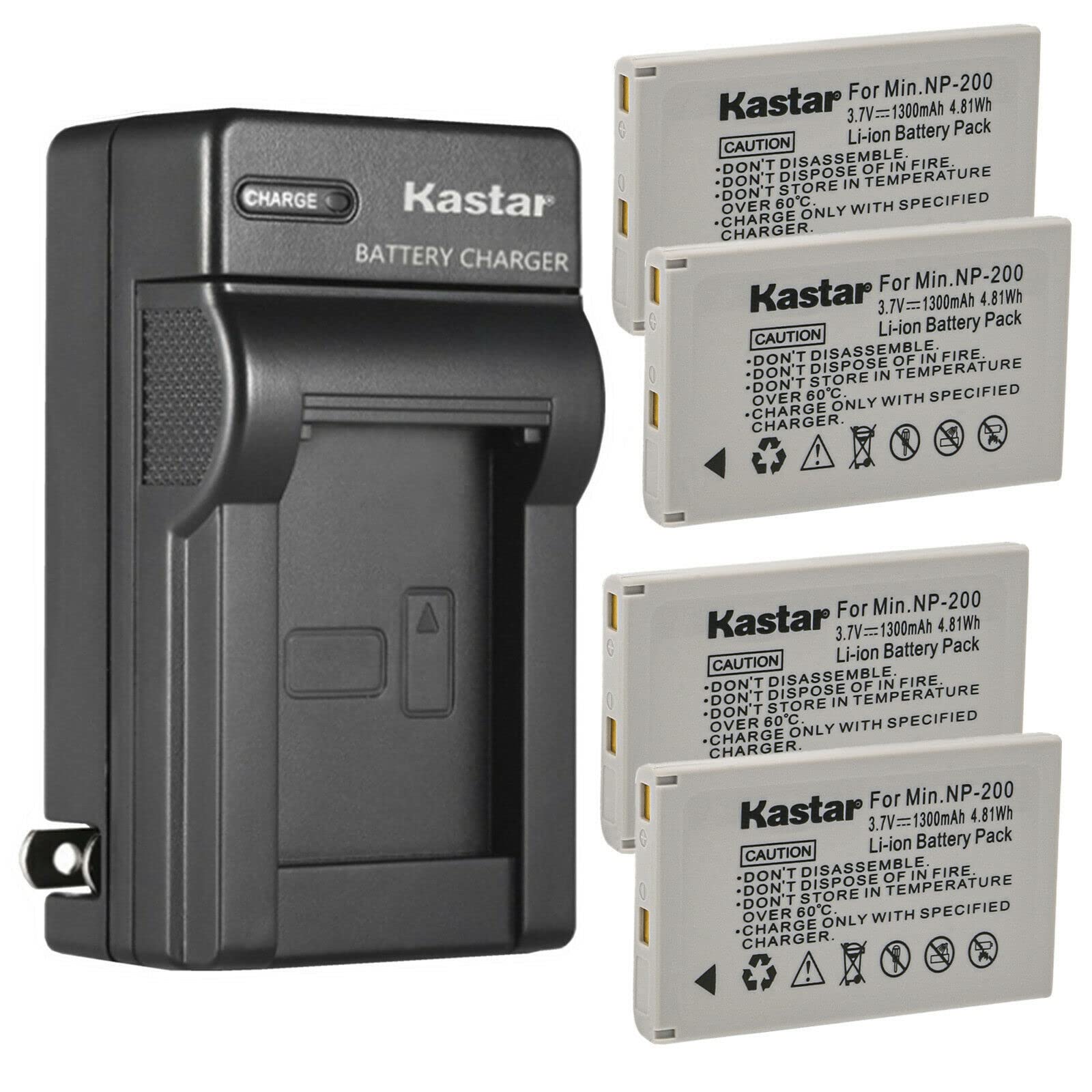 Amazon.com: Kastar 4-Pack Battery and AC Wall Charger Replacement