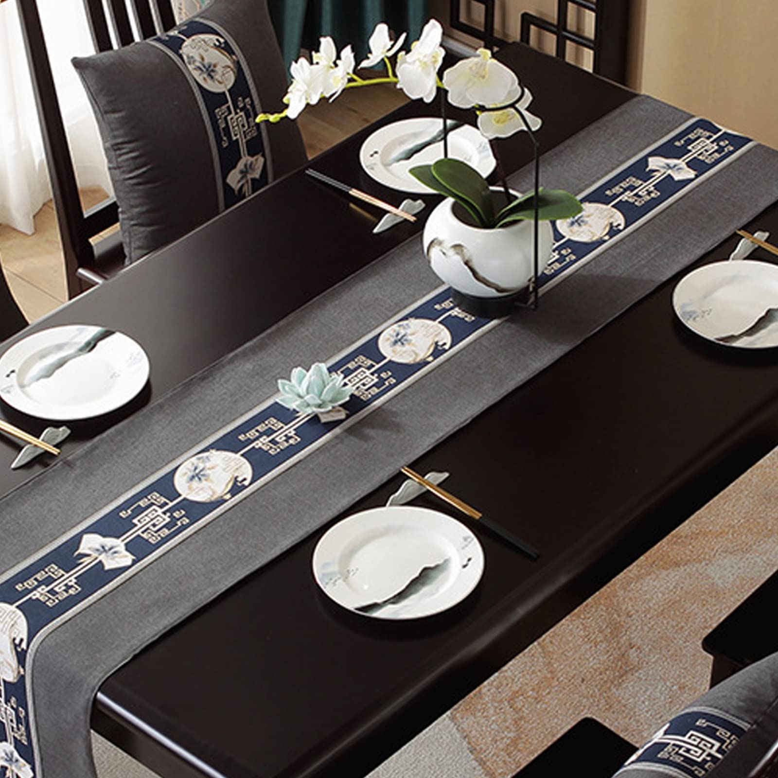 Runner da tavolo, rustico, decorazione per matrimoni e tavolo da pranzo, 33 x 140 cm