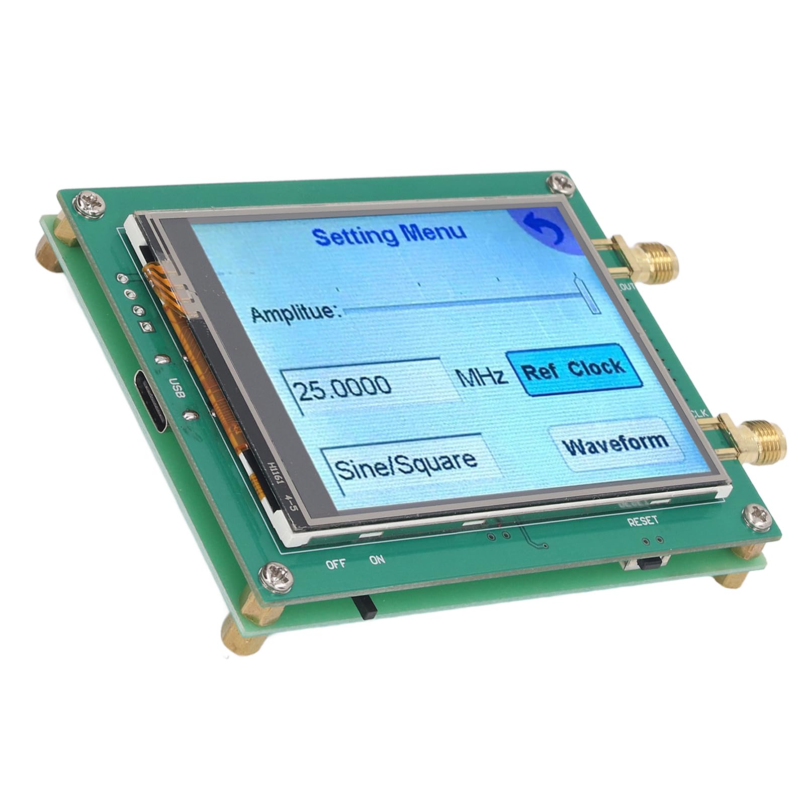 Aramox Generador de RF PCB Módulo de Barrido de Frecuencia con Pantalla