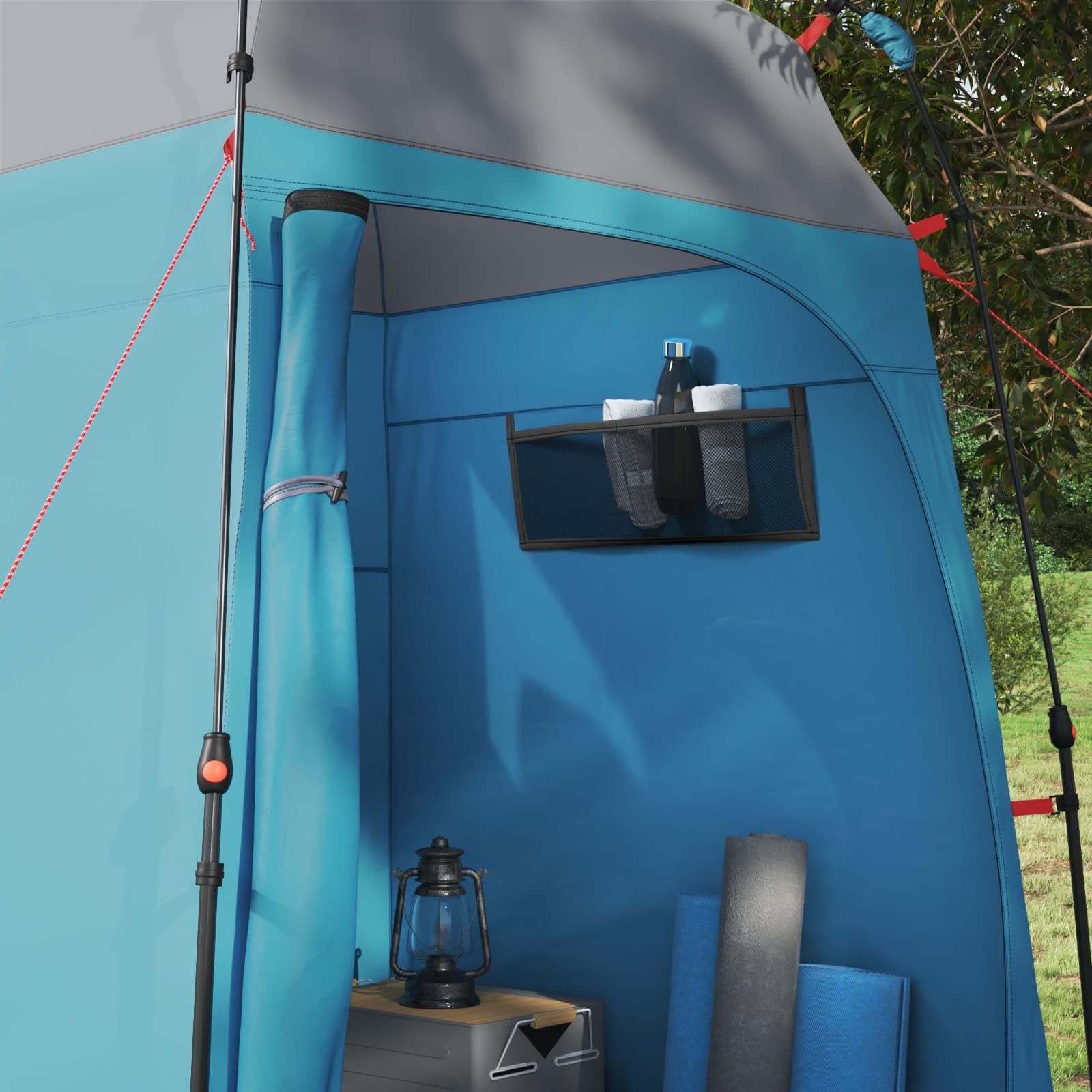 Tienda Instantánea 2 Personas Liberación Rápida con Techo Azul,Deportes,Actividades al Aire Libre,Camping y Senderismo,Tiendas de campaña,4.85kg-42008394
