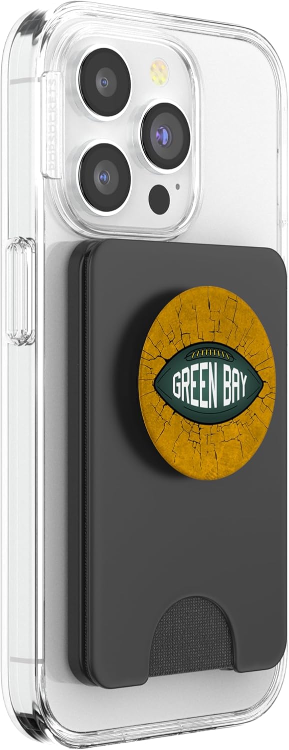 Green Bay Football - Sports Fans PopSockets PopWallet for MagSafe