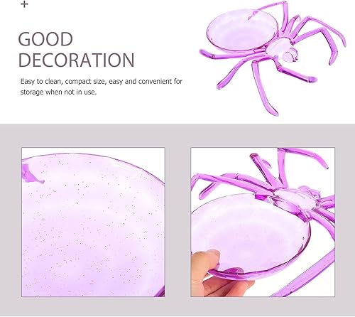 Miniatura 7 de Plato de ensalada Plato de postre Plato de postre Decoración del hogar de Halloween Bandeja de frutas estilo Halloween Bandeja de frutas