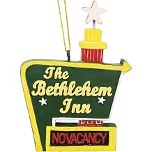 Tree Buddees No Vacancy at the Bethlehem Inn Sign/No Room in the Inn Funny Christmas Tree Ornaments