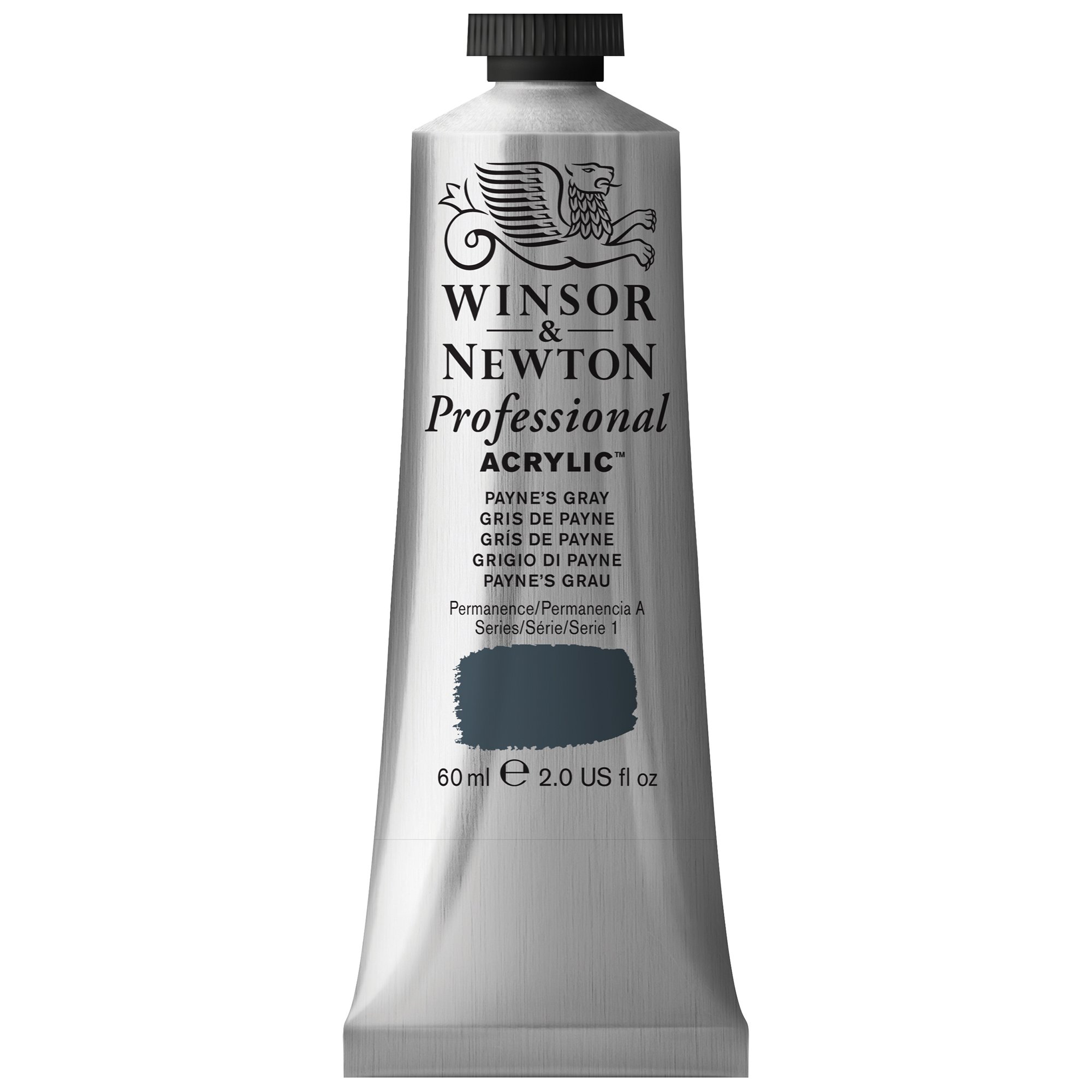Winsor & Newton 60ml Artists' Acrylic Colour - Payne's Grey