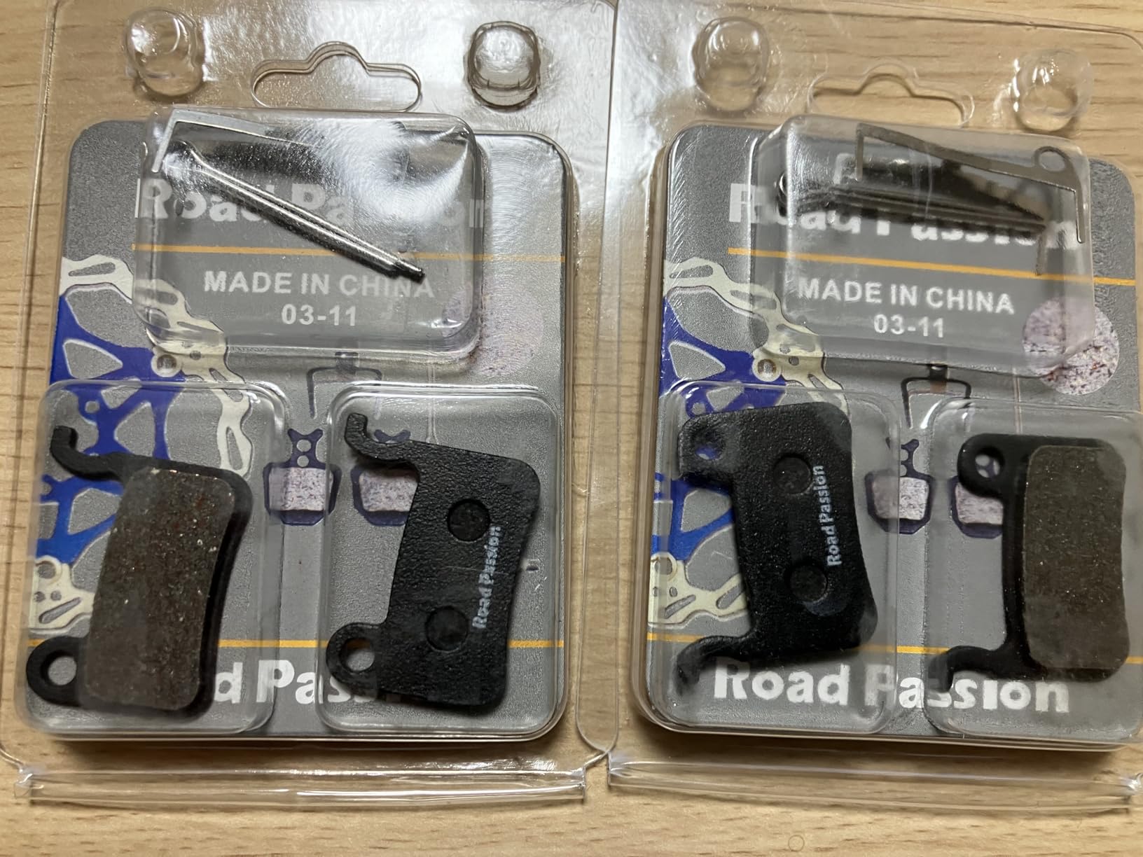 Road Passion Pastiglie Freno A Disco Semi-Metalliche Per Bicicletta - Compatibili Shimano XTR, Deore XT, Alfine E Altri - 2