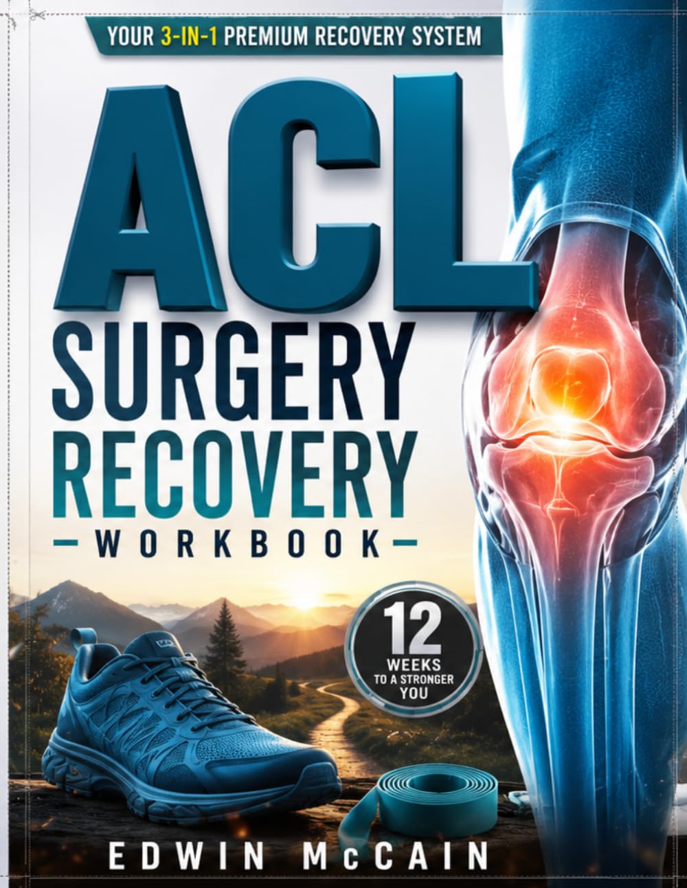 ACL Surgery Recovery Workbook: A 12-Week Guide, Planner & Tracker for Strength Recovery, Mobility Improvement, and Confidence After ACL Reconstruction