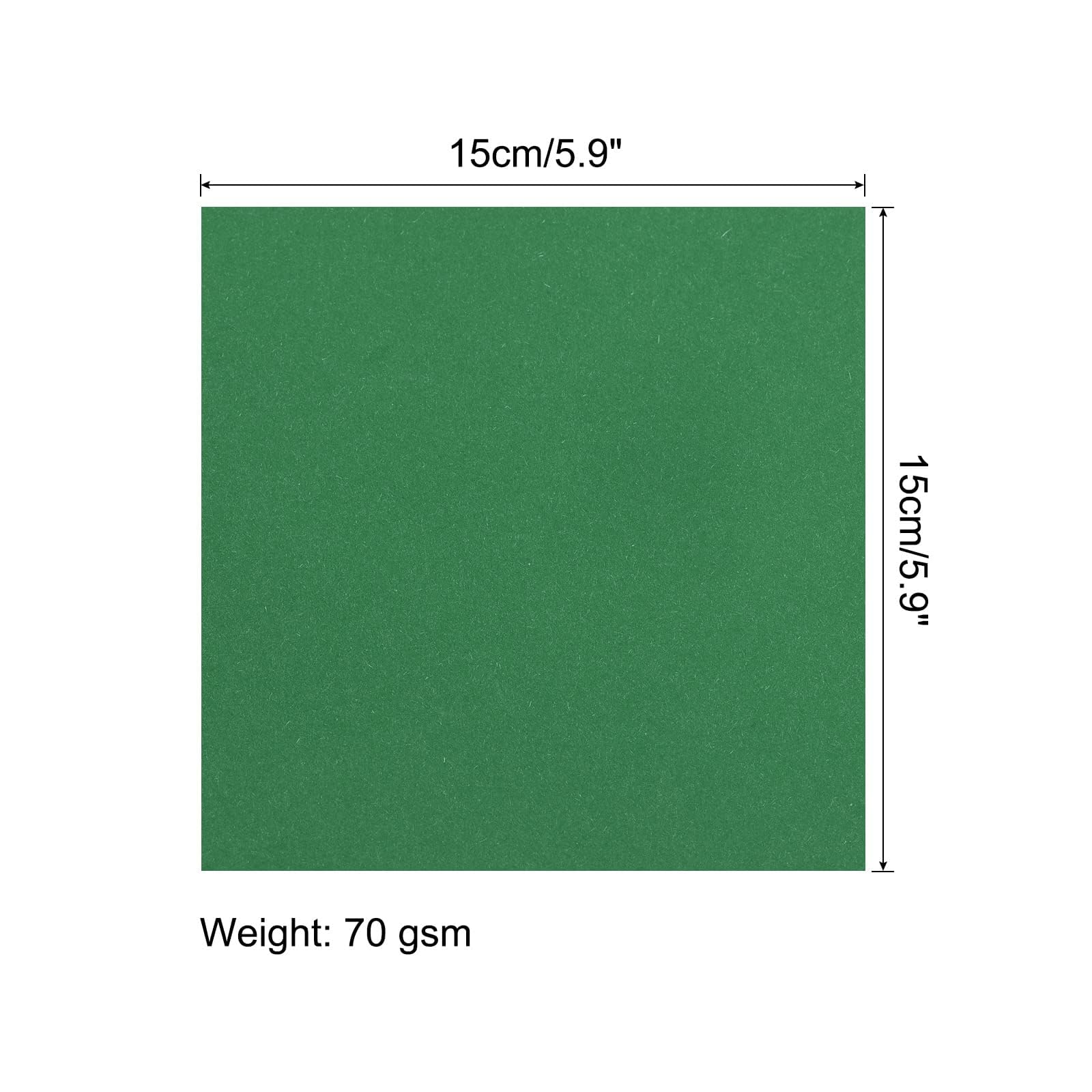 TOP-VIGOR Lot de 50 feuilles de papier origami double face