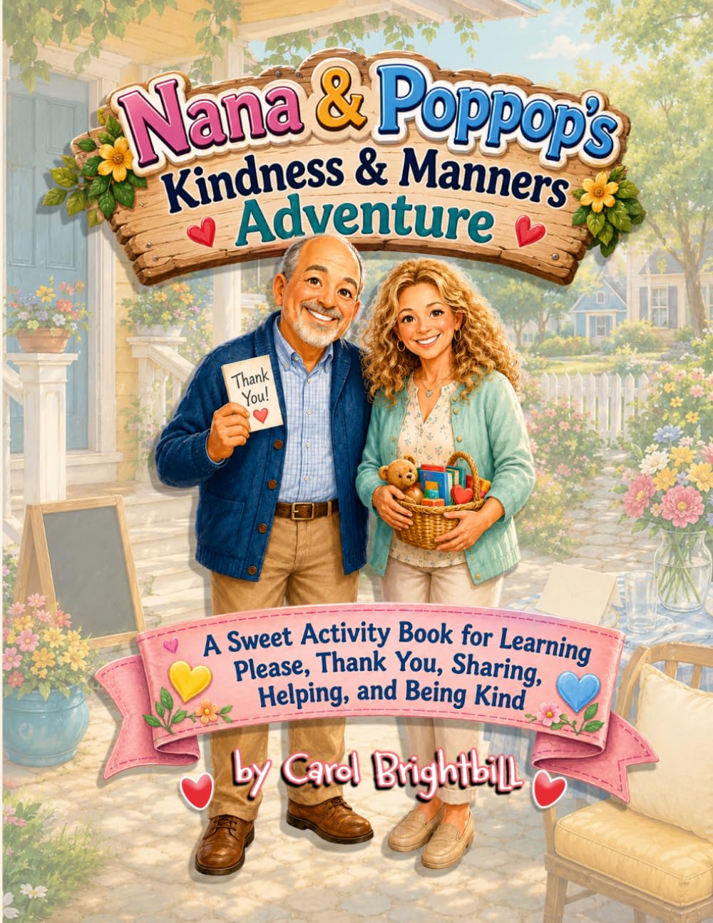 Nana & Poppop's Kindness & Manners Adventure: A Sweet Activity Book for Learning Please, Thank You, Sharing, Helping and Being Kind (Nana & Poppop's Adventure Series)