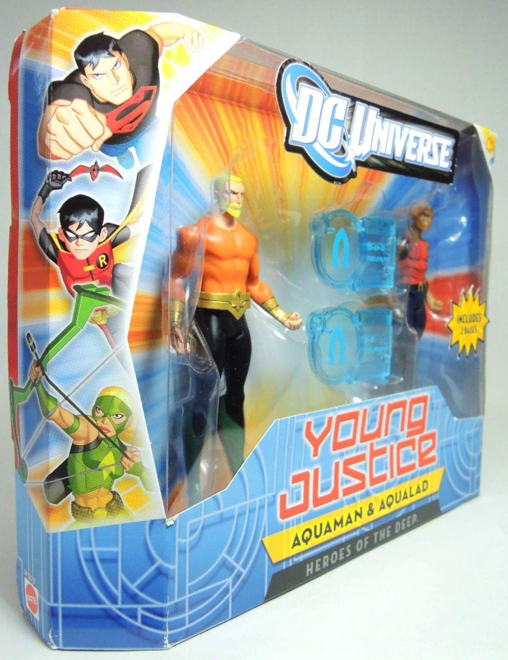 UNO DC Universe Young Justice Aquaman And Aqualad Figure 2-Pack