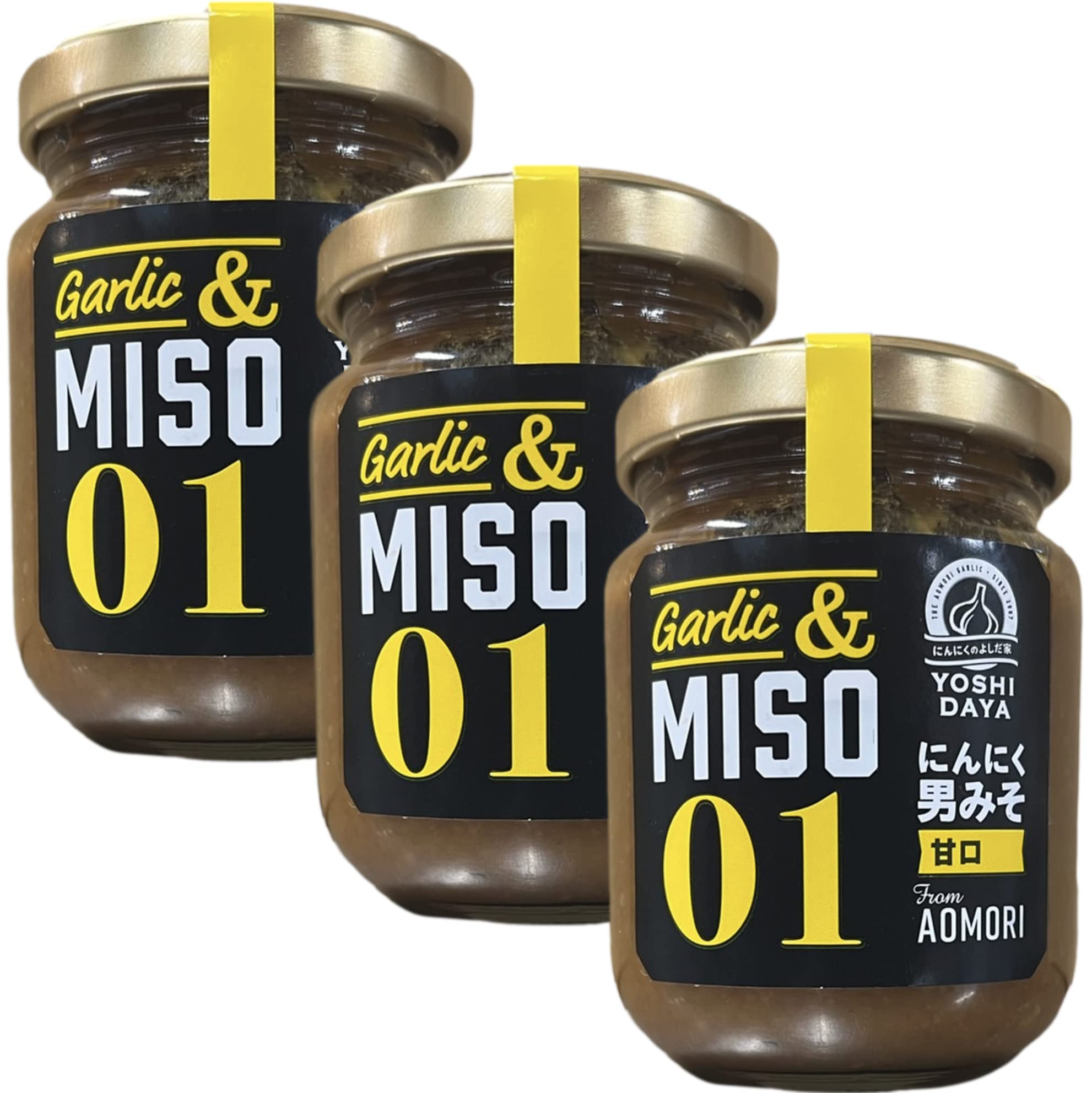 にんにくのよしだ家【ご飯のお供】TV番組から生まれた にんにく男味噌 青森にんにくのよしだ家×岩手麹屋もとみやコラボ商品 1瓶100g(甘口男味噌01/麹味噌)