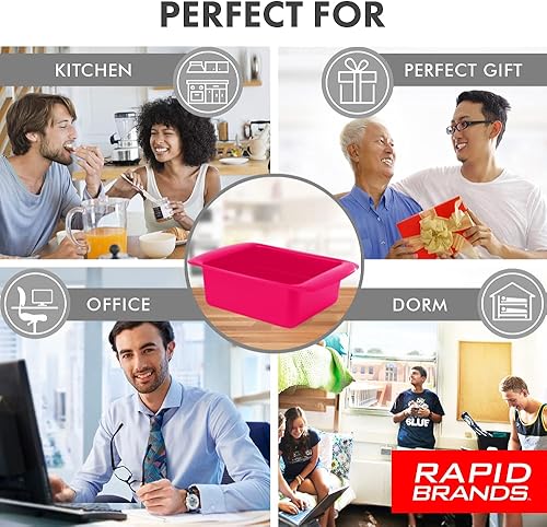 Miniatura 6 de Rapid Ramen - Olla para cocinar ramen en microondas, libre de bisfenol A (BPA), apta para lavavajillas, perfecta para residencia universitaria,