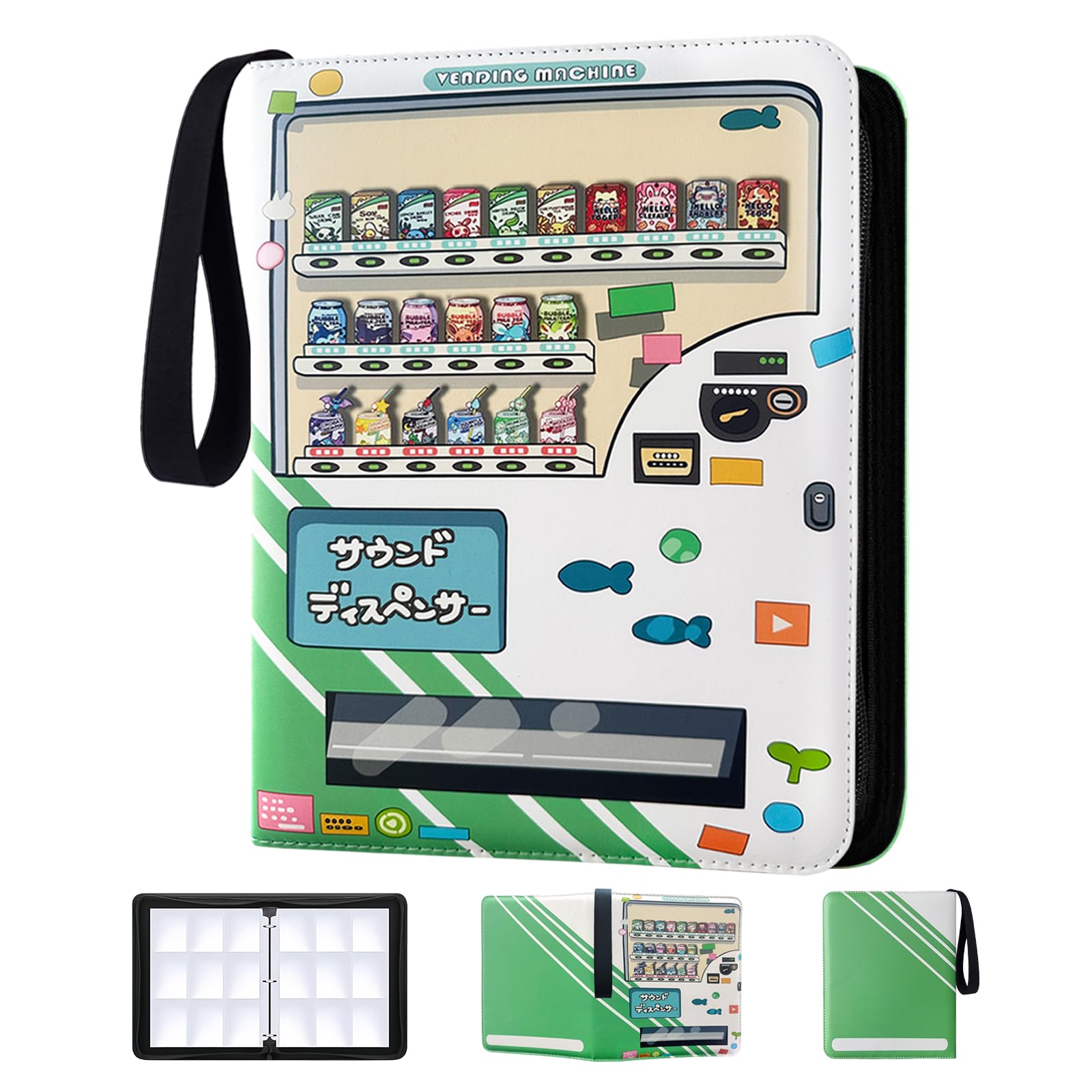 9-Pocket Card Binder,900 Pockets Vending Machine Trading Card Albums