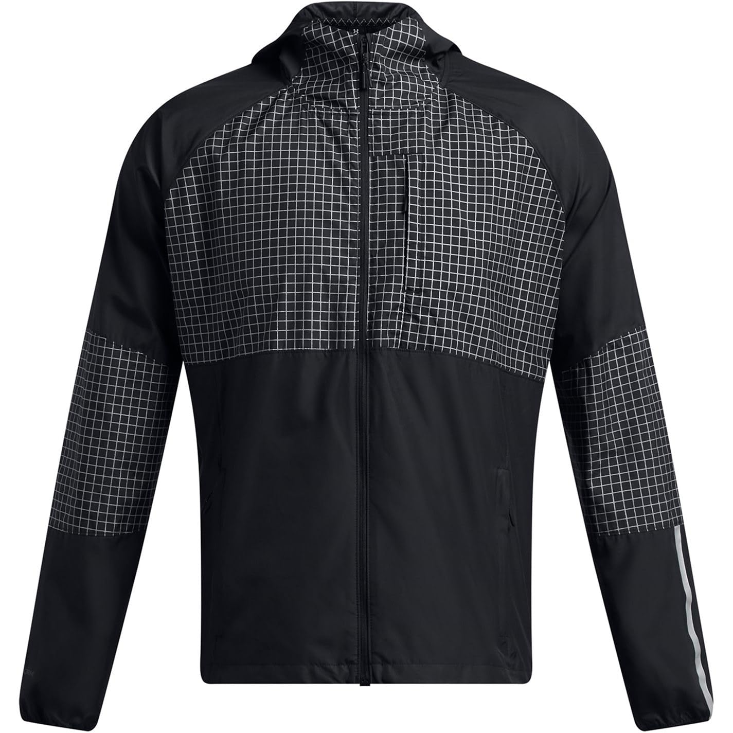 Under Armour Herren Launch Elite Coldweather Jacket Laufbekleidung Laufjacke Black - Schwarz L