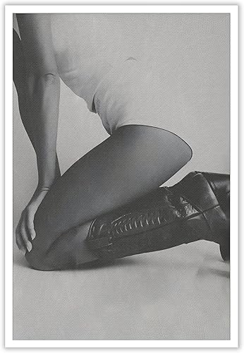 Beshdomp Carteles de botas de vaquera costeras retro de los años 90, revista de moda estética de los años 90, arte del rancho oeste, arte preppy