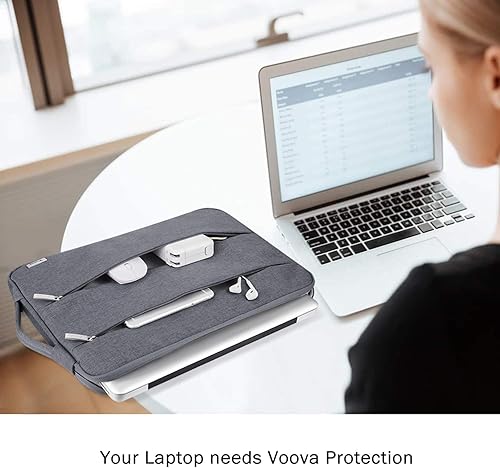 Miniatura 7 de Voova - Funda para laptop de 11.6, 13, 13.3, 14 y 15.6 pulgadas, resistente al agua, bolsa protectora para laptop