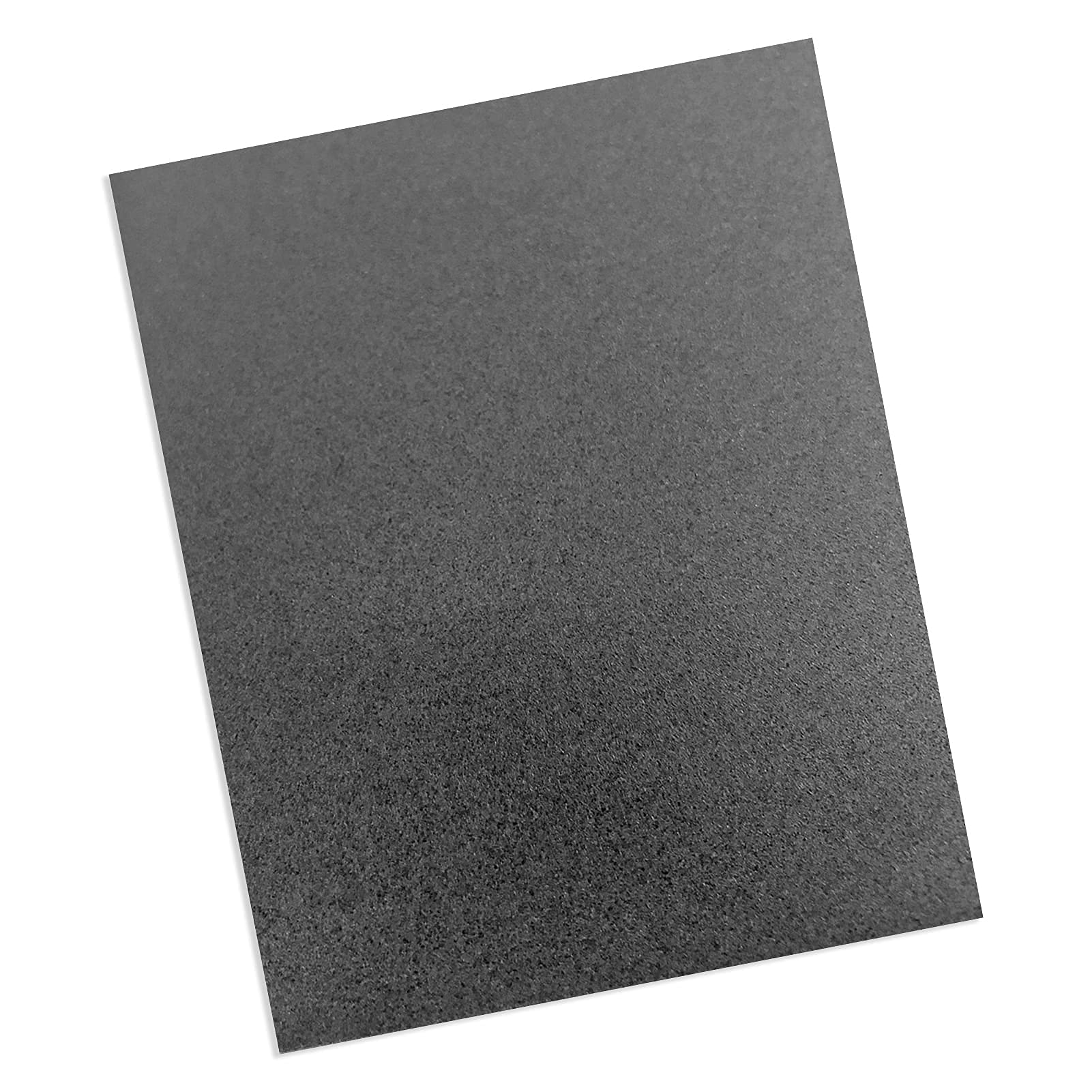 TOTiyea Paquete de 100 cubiertas de encuadernación de polietileno de 16 mm, cubiertas de presentación de encuadernación de textura de arena, tamaño carta, esquinas cuadradas, sin perforar, color negro