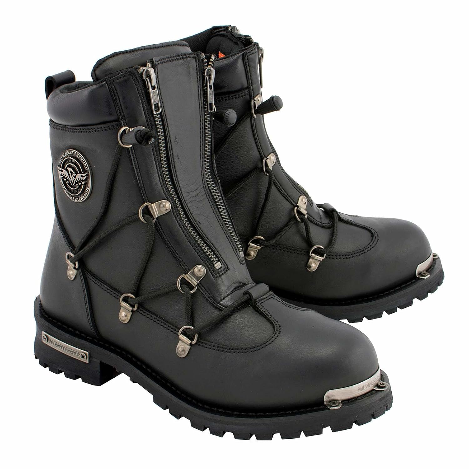 Milwaukee Leather Diamond Men's 6" Twin Zipper Lock Riding Boots (Black, Size 13) - Review, Price and Buying Guide