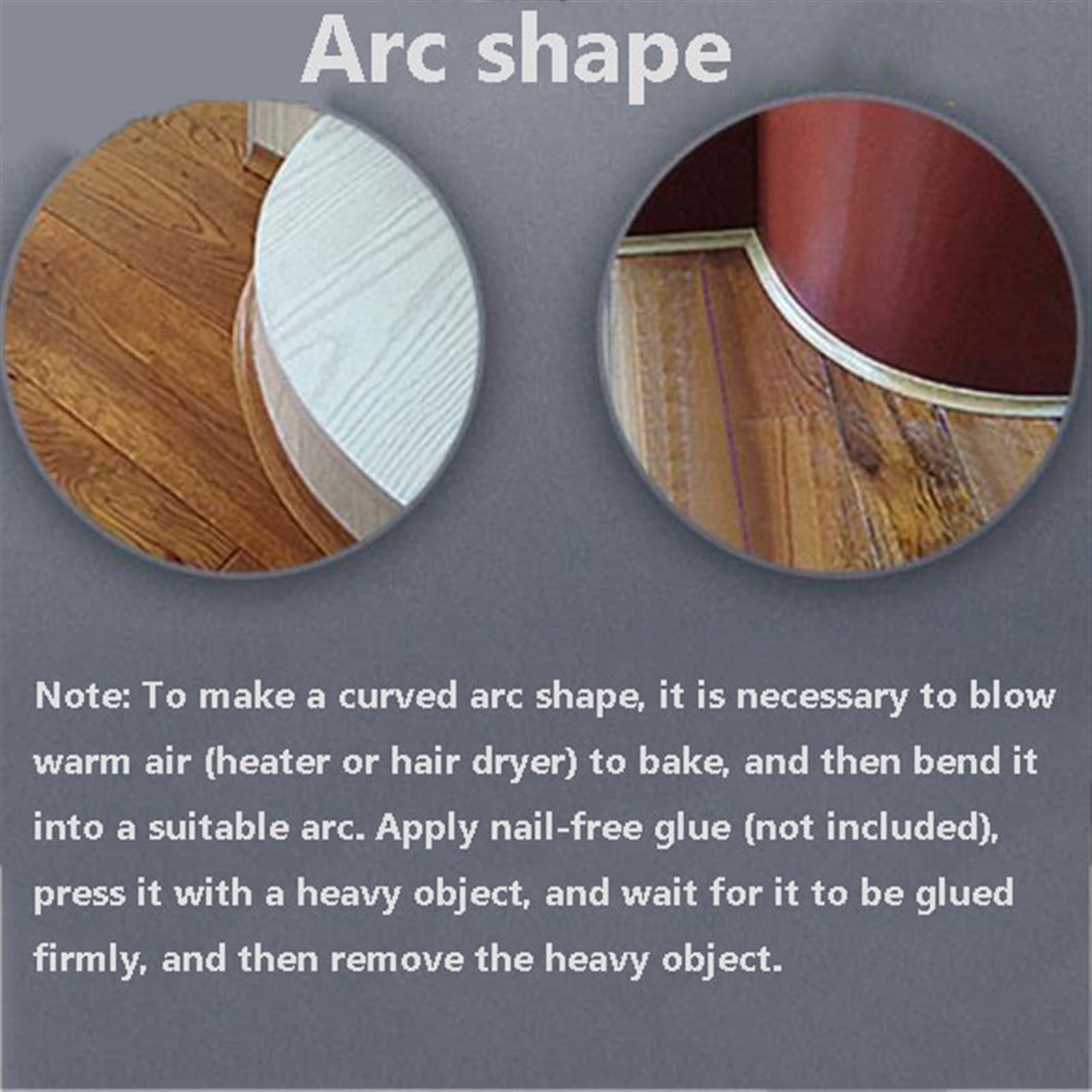 TECDW Selbstklebende Zierleisten Flexibel - TPE Dreikantleiste Für Sockelleisten Und Kantenschutz