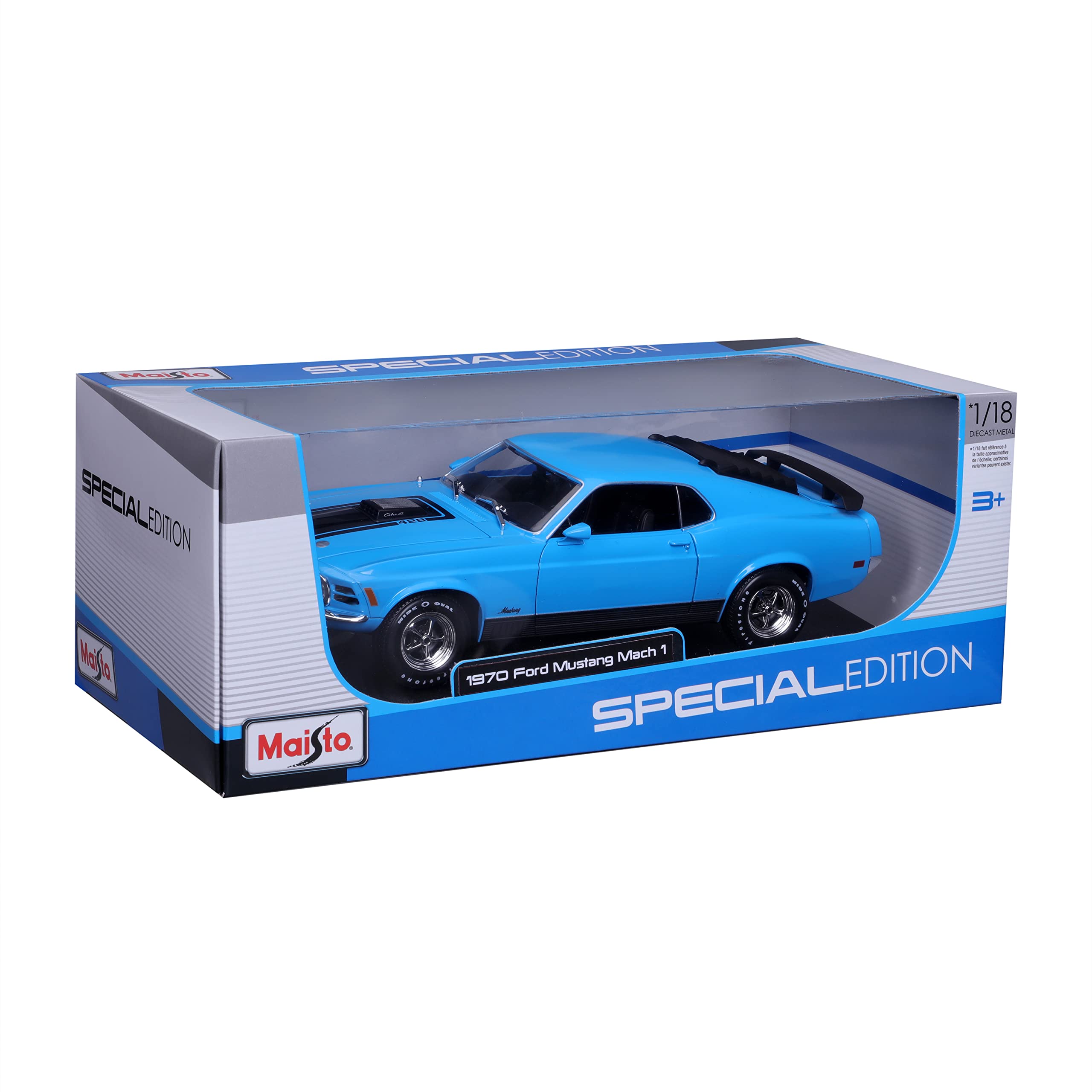 Maisto 1970 FORD MUSTANG MACH 1 Muscle Car - 1:18 Scale