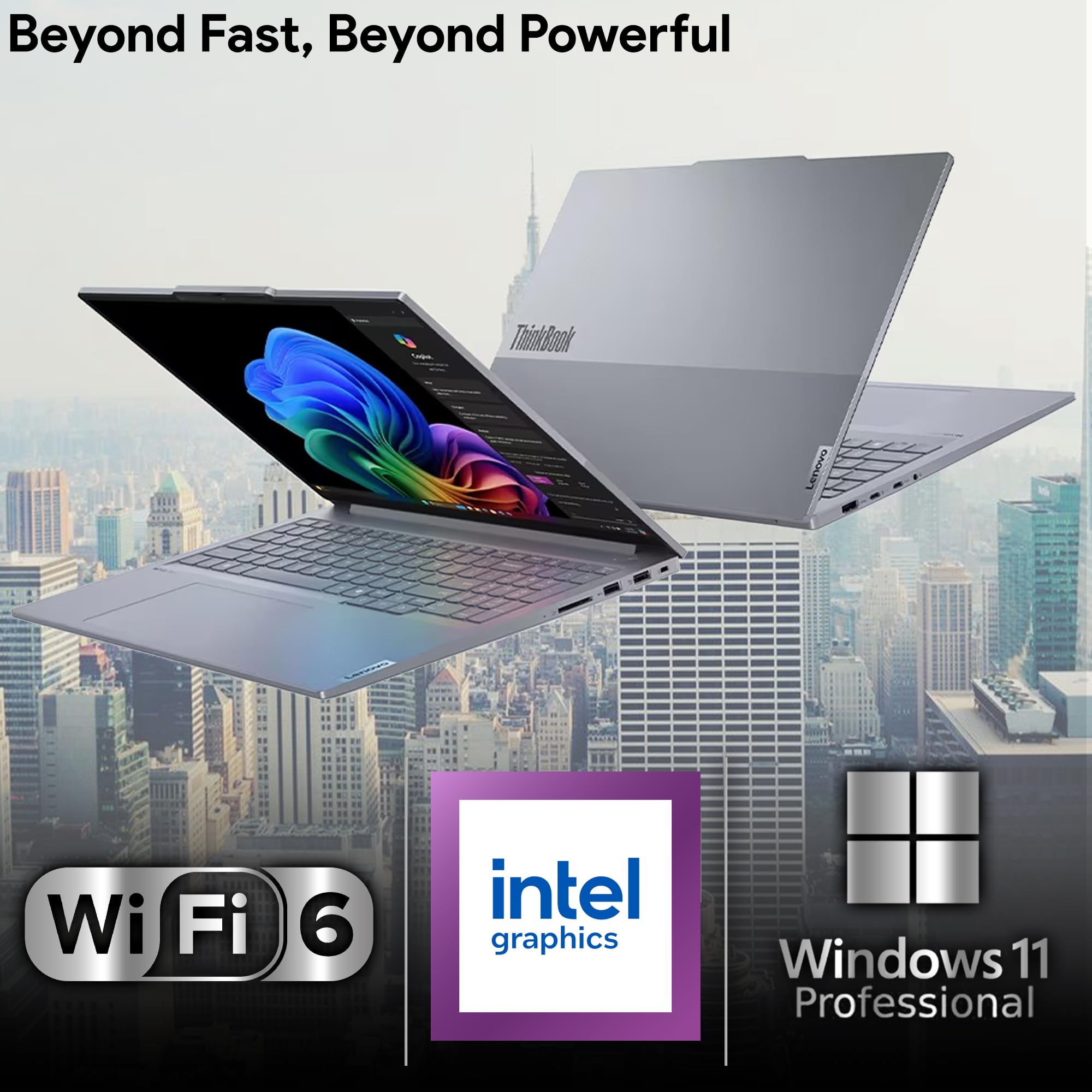 Amazon.com: Lenovo ThinkBook 16 Business Laptop, 16” FHD+ Anti