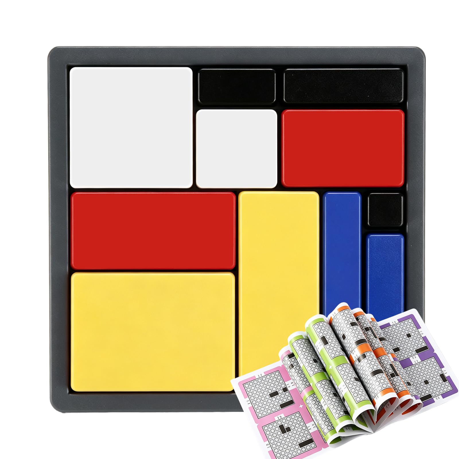 Brain Teaser Puzzle Board for Adults, 88 Logic Challenges