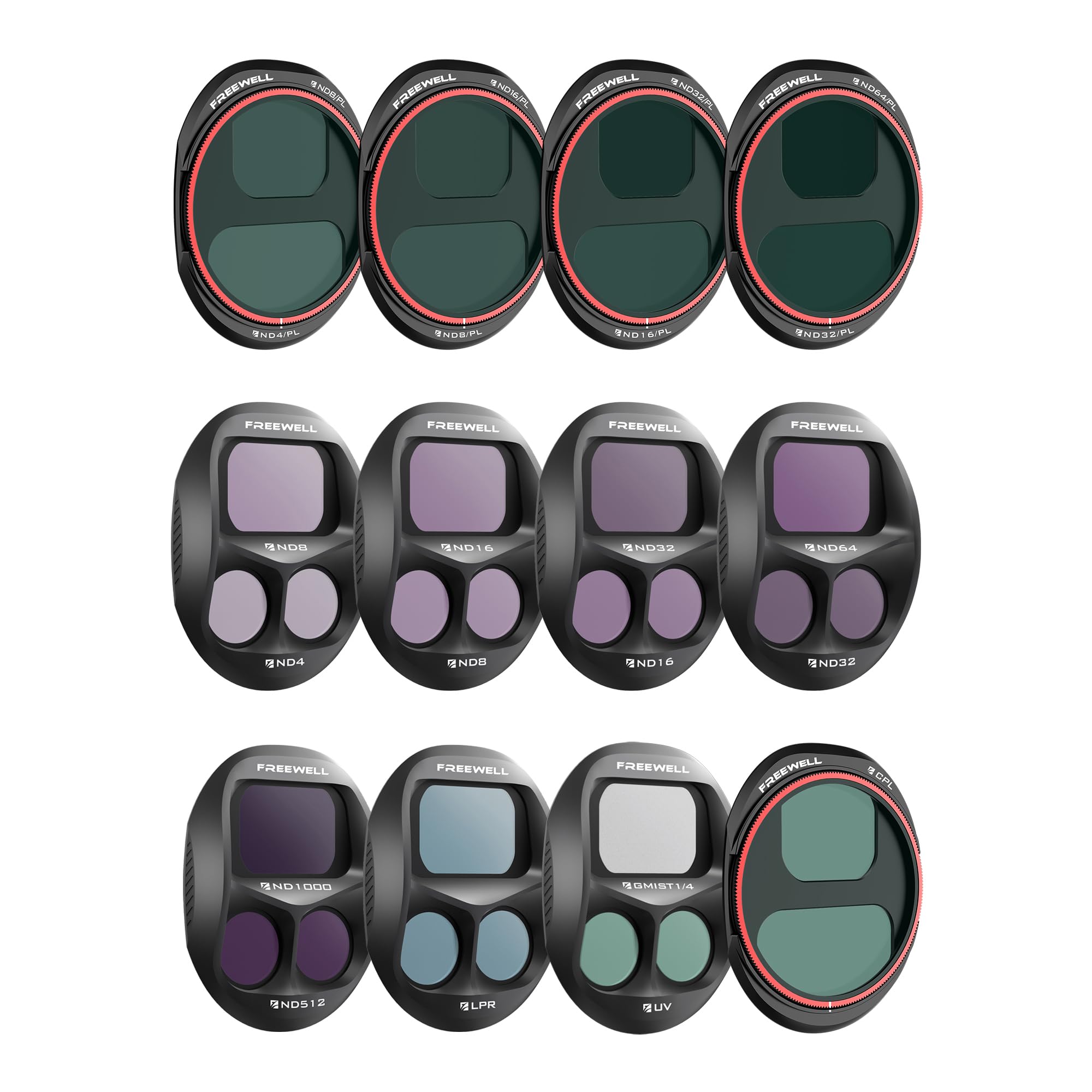 Freewell Mavic 4 Pro Split Filters Mega - ND/PL - CPL - Glow Mist - 4